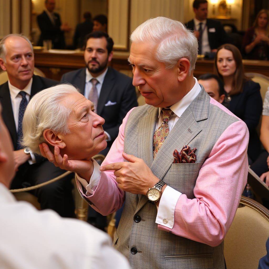 Charles Holds Attention