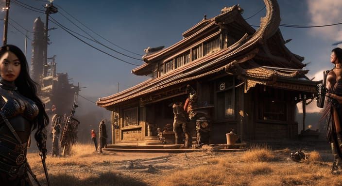 A Post Apocalyptic Tea House