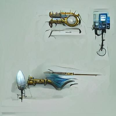 Science Fantasy Equipment Concept Art