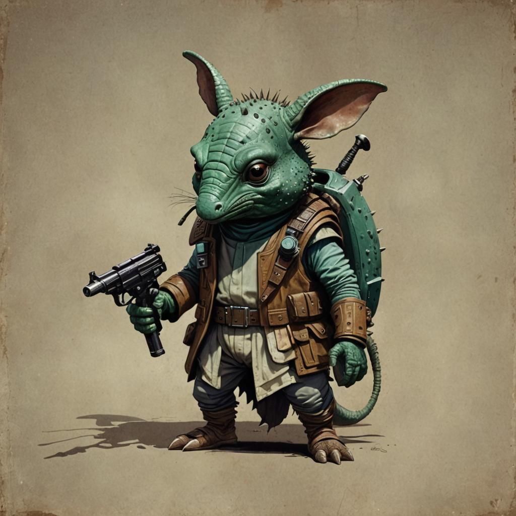 Sinister Greedo Armadillo Hybrid by Rutkowski