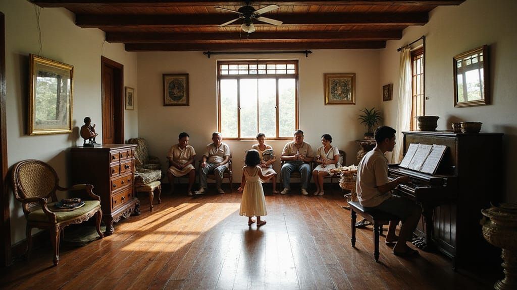 1930s Filipino Family in Bahay na Bato