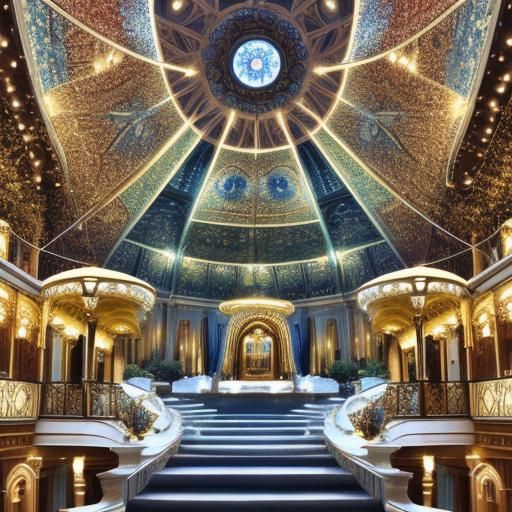 Hyperrealistic Lips in Patchwork Digital Illustration