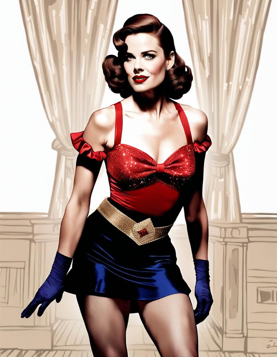 Agent Carter as Moulin Rouge Dancer