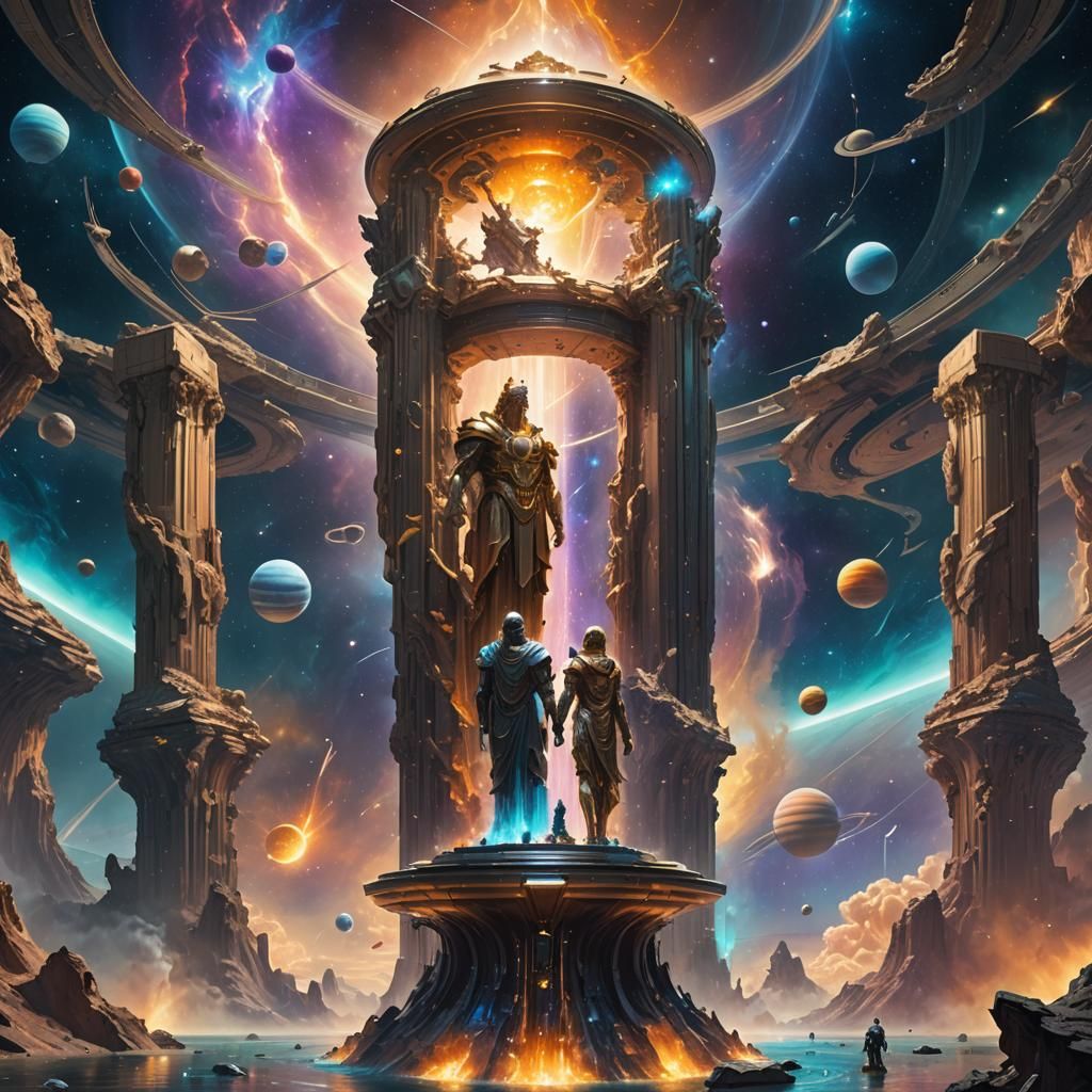 Ethereal Beings Control Saturn's Hexagon Storm