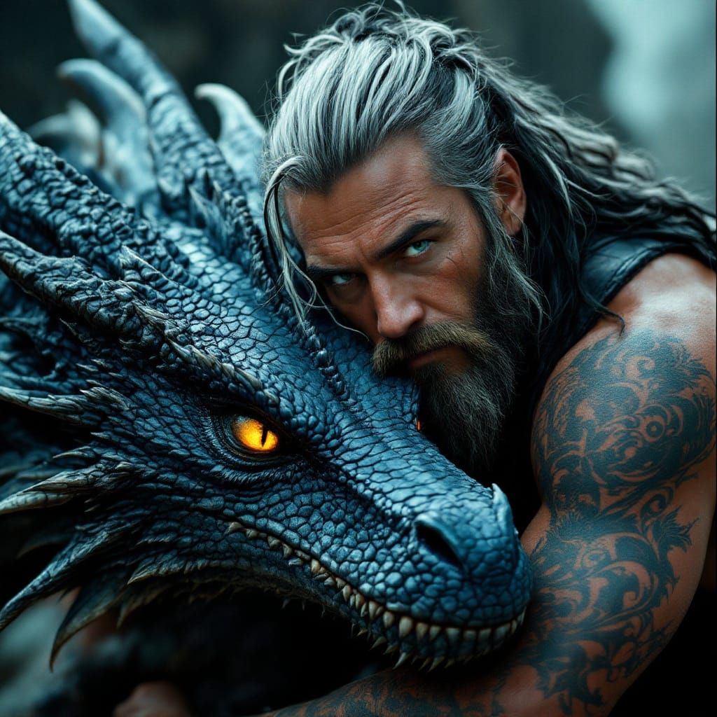 Dragon Rider in Cinematic Splendor