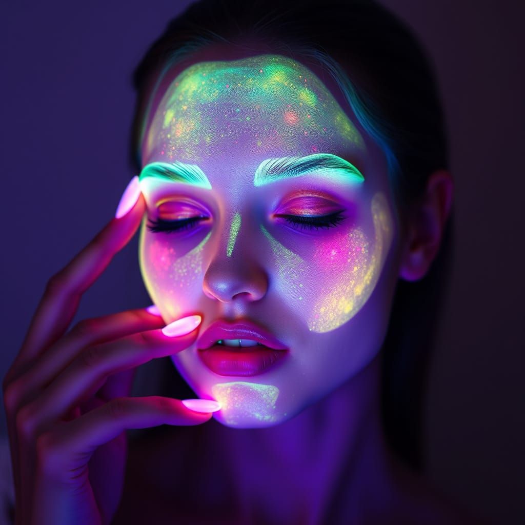 Cosmic Dream Cream in Neon Hues