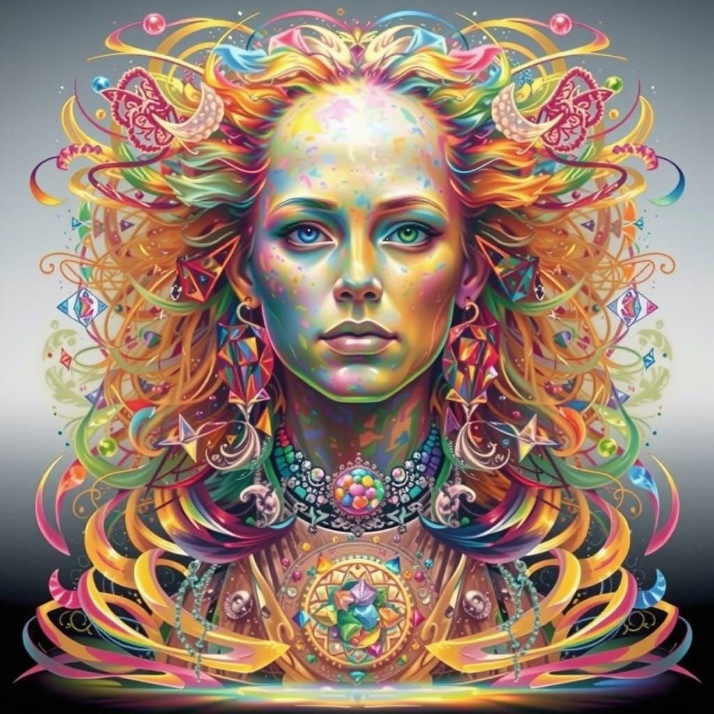 Full Spectrum Color Illusion of Motion in Blurry Hyperrealis...