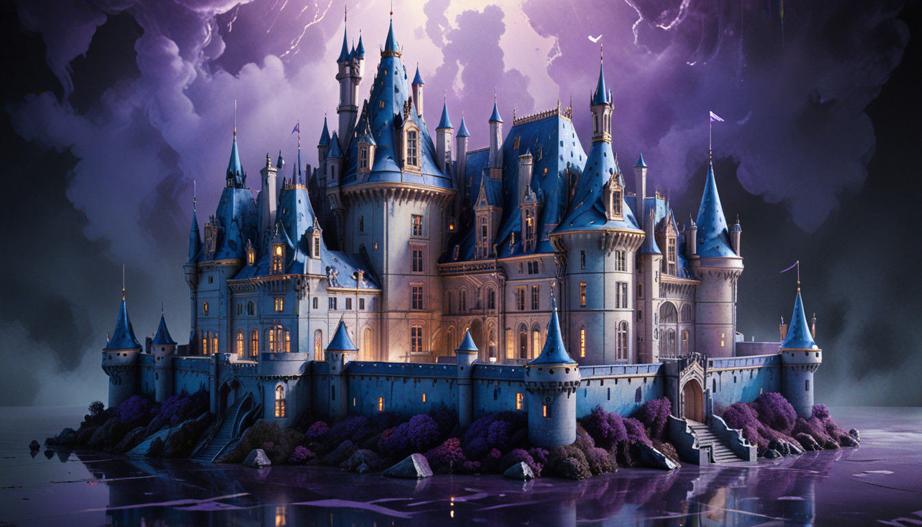 Cyberpunk Fantasy Chateau de Chambord