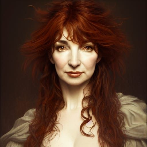 Majestic Knight: Kate Bush Renaissance Portrait