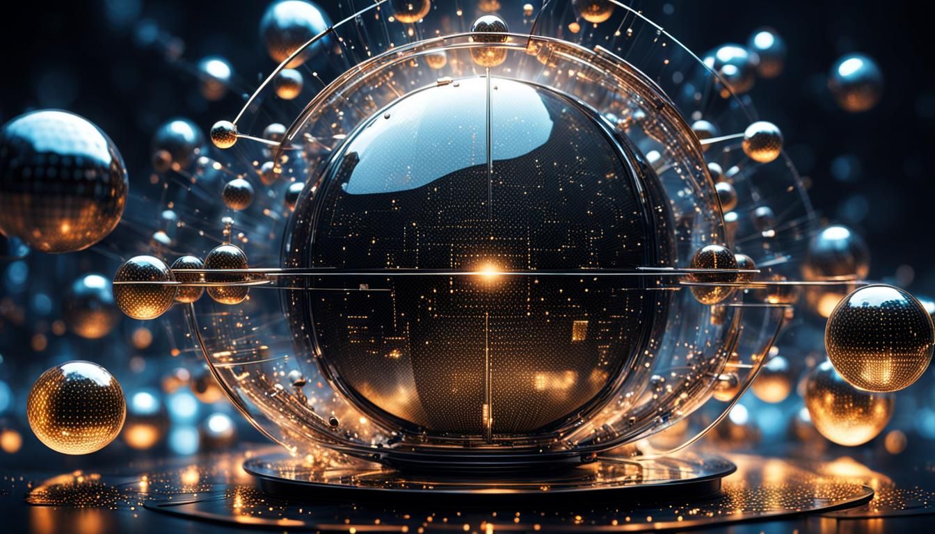 Quantum Computer Universe Simulation in Photorealistic 3D