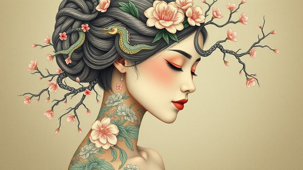 Dreamlike Goddess in Pastel Hues