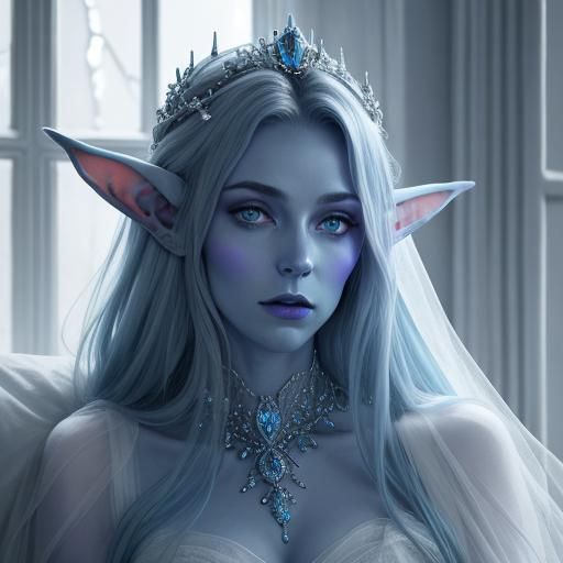 Dreamlike Film Still of a Frail Demon Lich