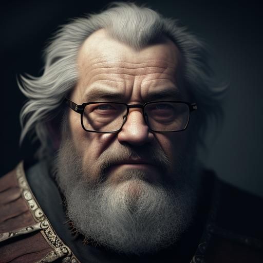 Old Grizzled Dwarf Cleric