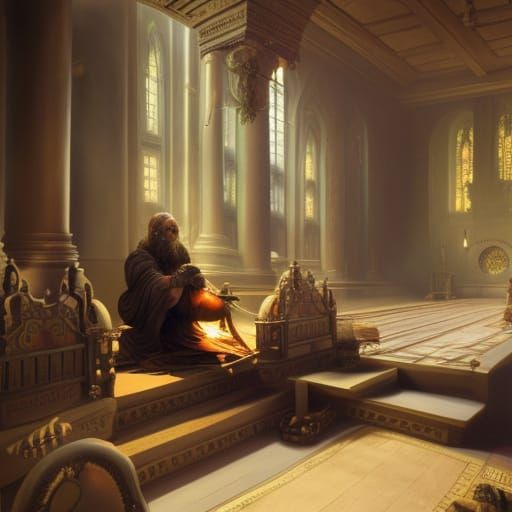 Clergyman Lecturing in 18th Century Classroom