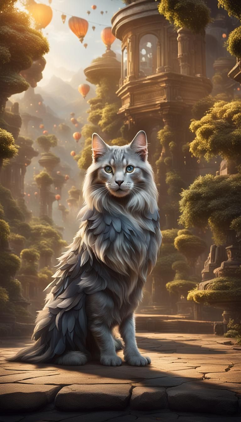 Mythical Pets Brought to Life in Matte Painting
