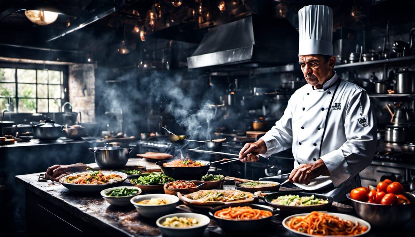 Magical Chef Prepares Hyperrealistic Dinner