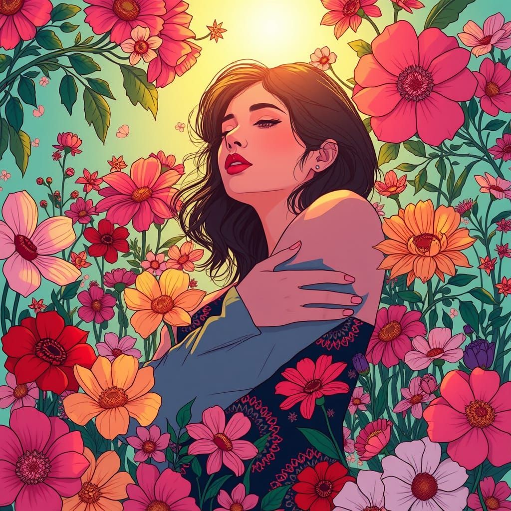 Whimsical Memories in Vibrant Bloom