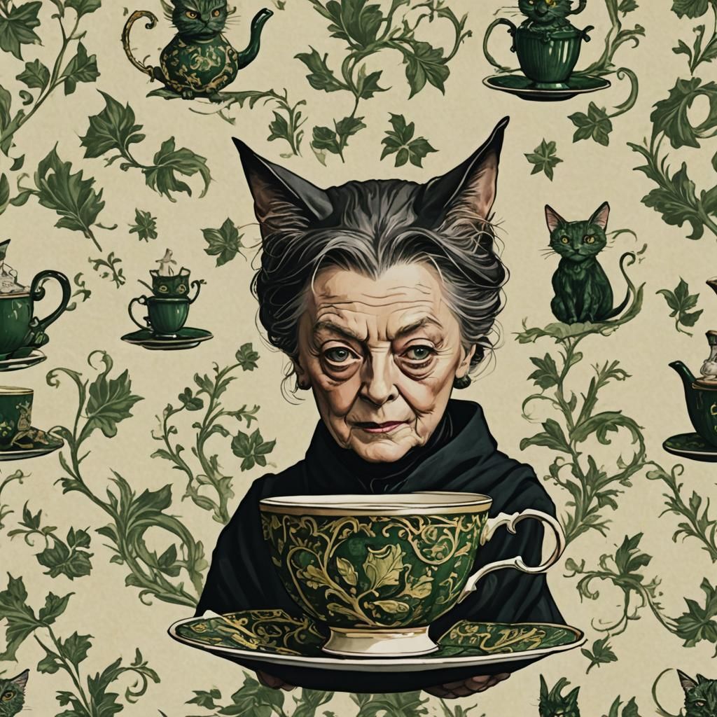 Minerva McGonagall in a Tea Cup