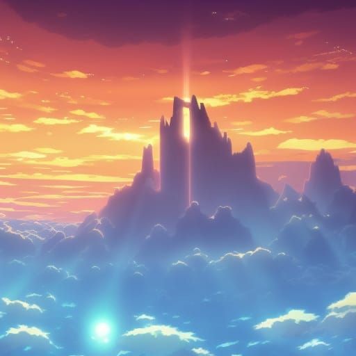 Atlantis Risen: Studio Ghibli Anime Key Visual
