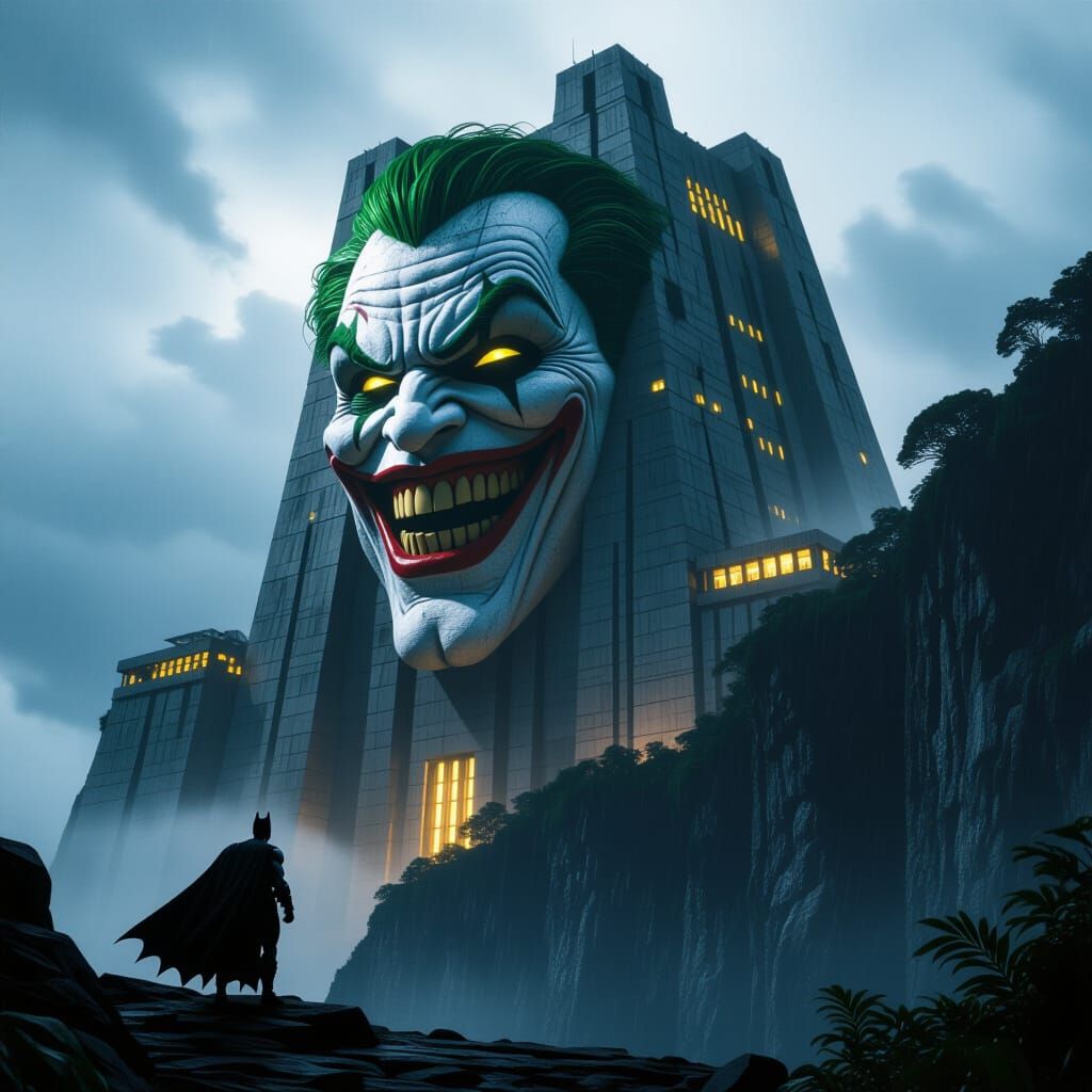 Joker Citadel on Stormy Cliffside