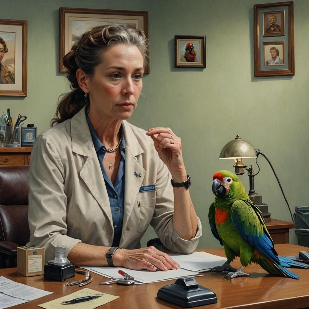 At the Avian Vet