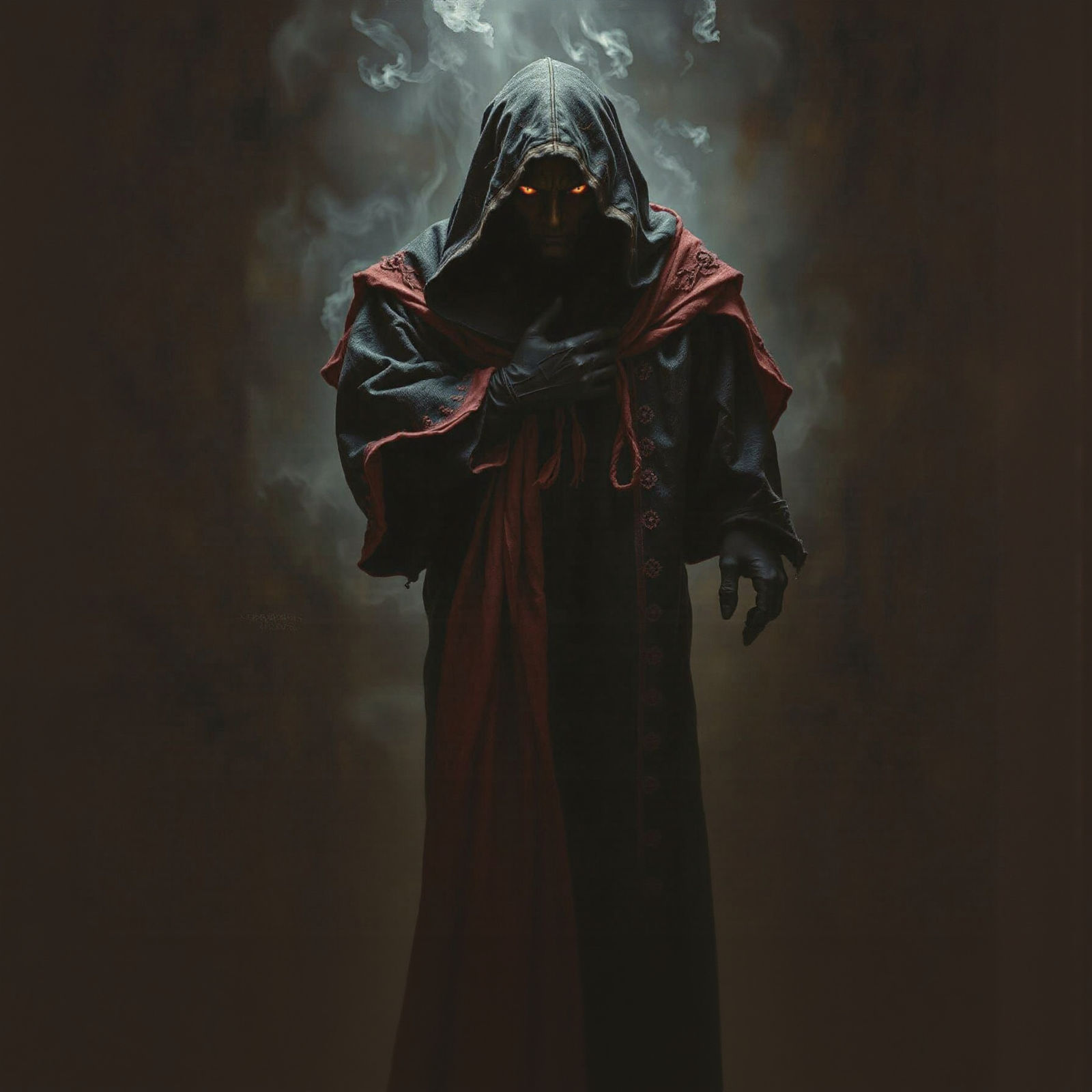 Gothic Sith God in Dark, Cosmic Aura