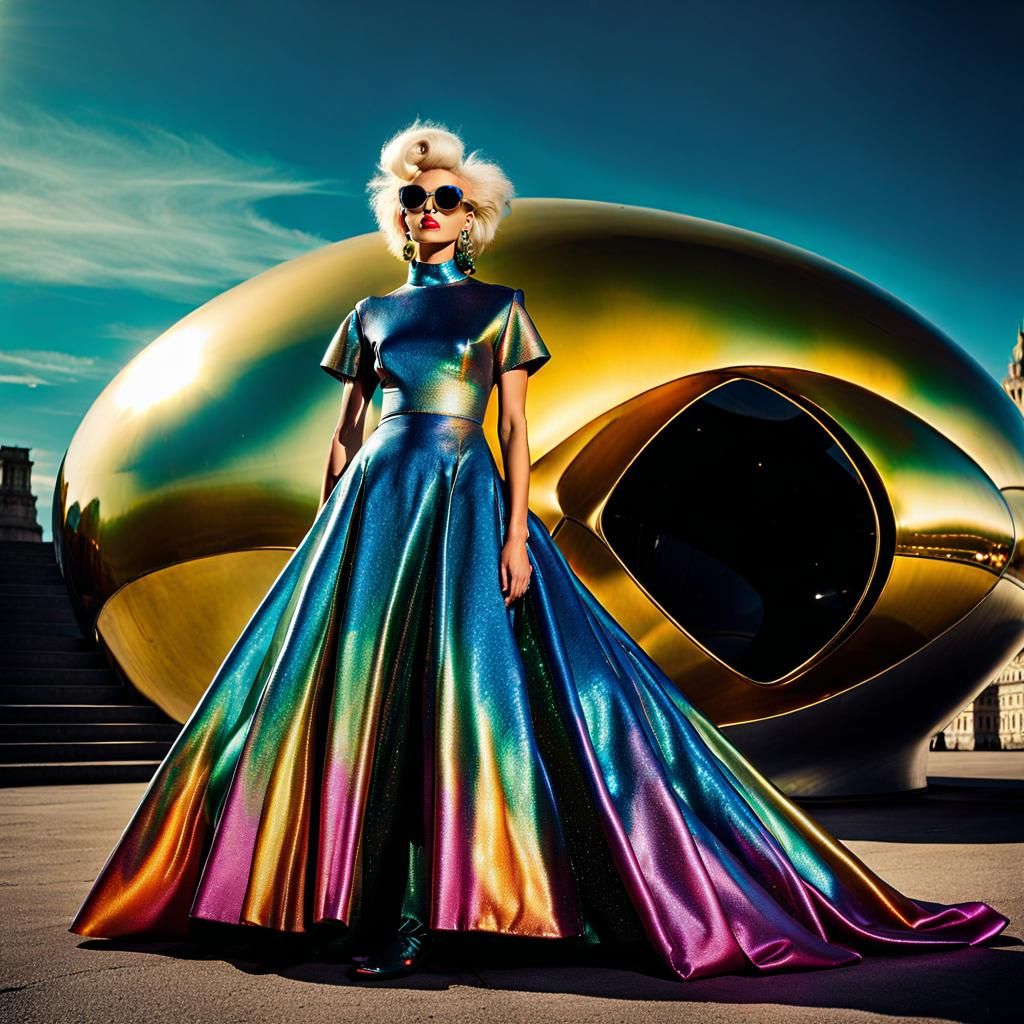 Iridescent Gown Fashion in London