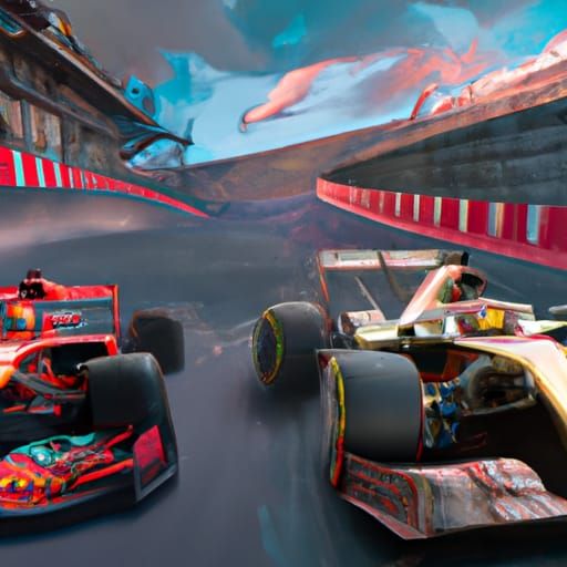 Hamilton vs Verstappen: Fantasy Concept Art