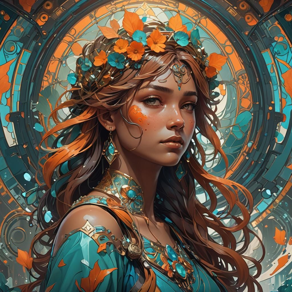 Mental Health Concept Art in Dynamic Lighting