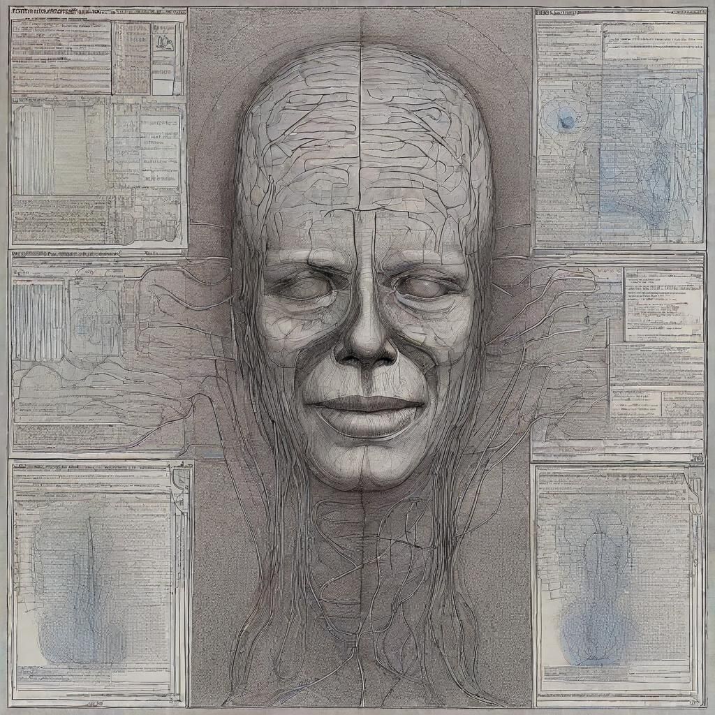 Neurographic Art Nouveau Veinous Psychosis