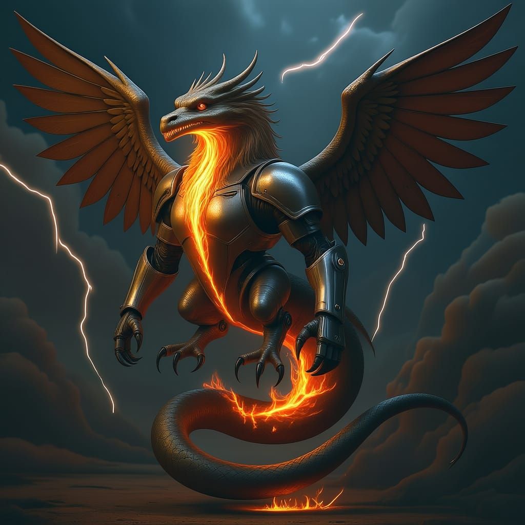 Starscream Decepticon Leader in Dynamic Pose