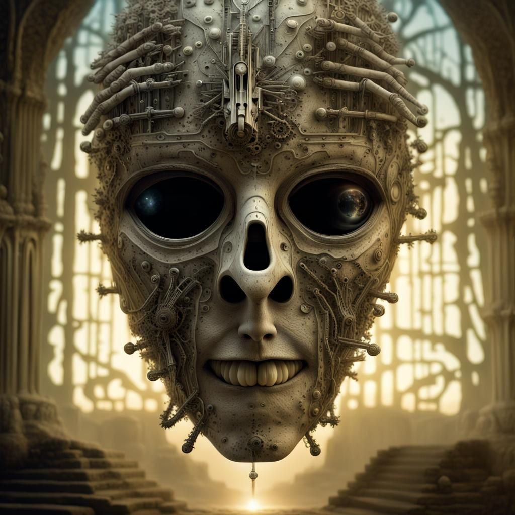 Cybernetic Sandman God of Dreams in Valley