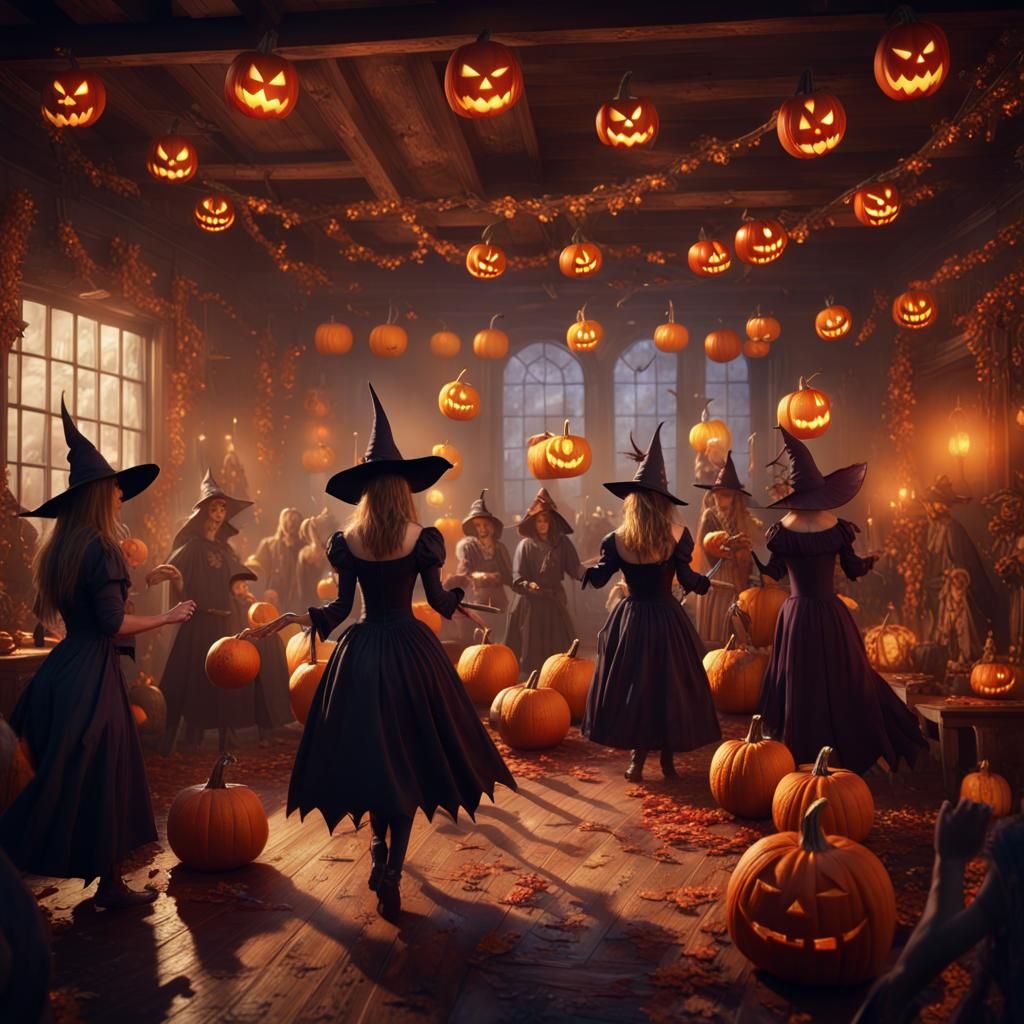 Halloween Costume Party: Dark Fantasy Concept Art