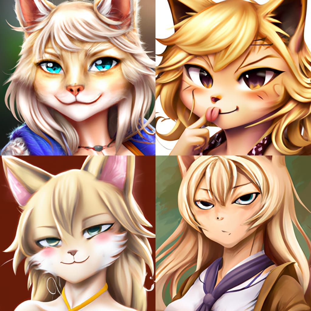 Anime Cat-Girl in Roman Style, Photorealistic 8K