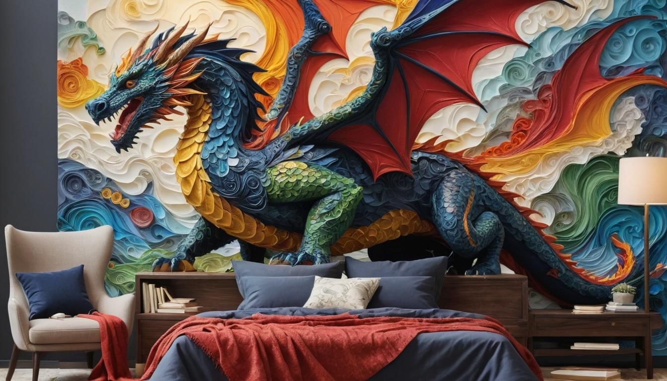 Dragon themed bedroom