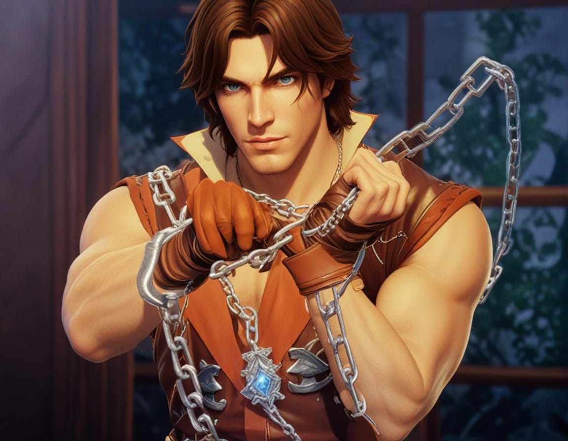 Ethereal Belmont in Fantastical Castle Scene