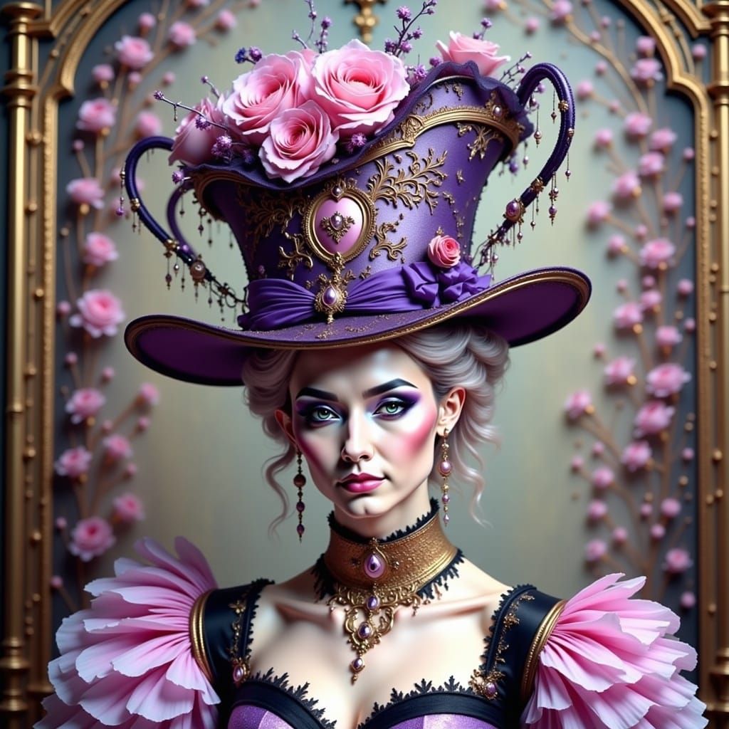 Steampunk Top Hat House with Winding Staircases