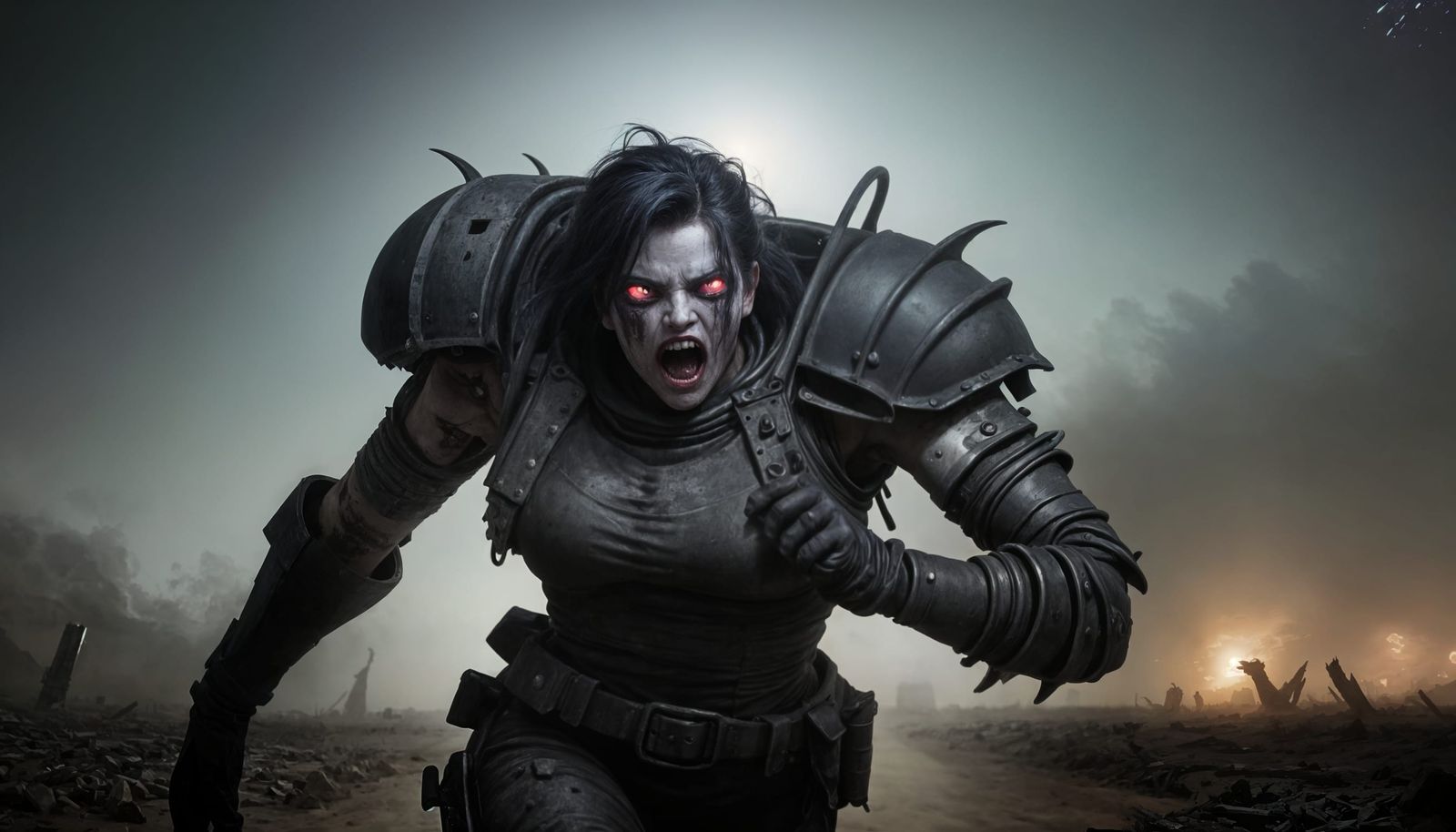 Apocalyptic Zombie Race in Mad Max Style