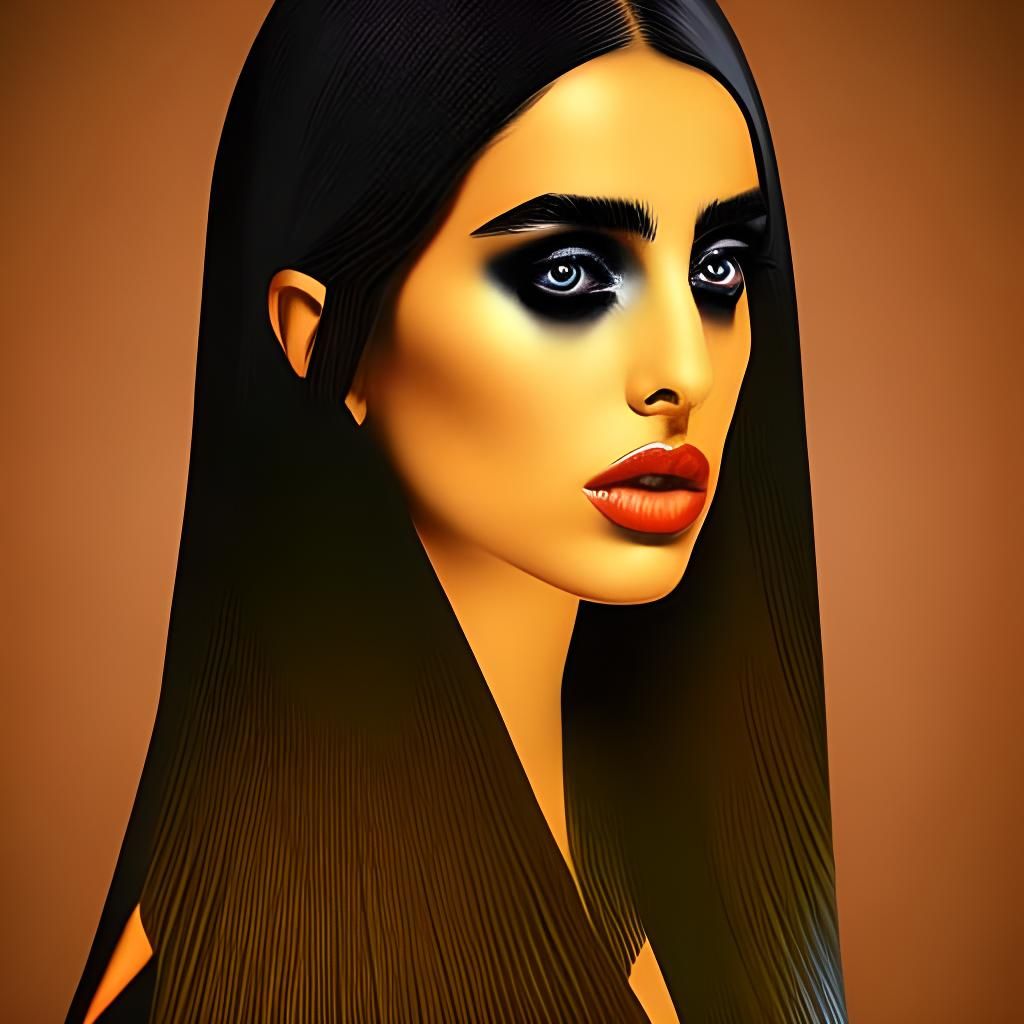 Dark Gothic Portrait of a Beautiful Woman