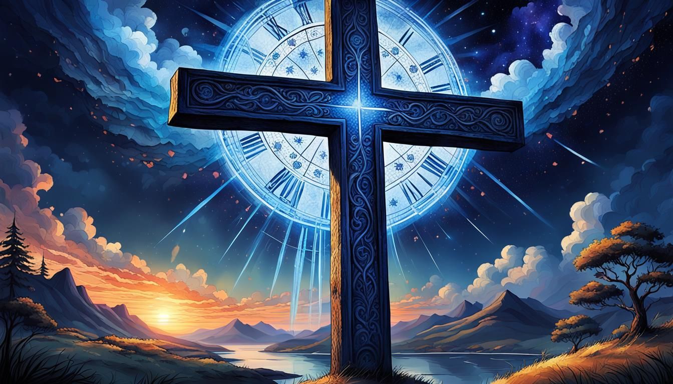 Symbolic Alignment: Cross, Star, and Karmic Journey