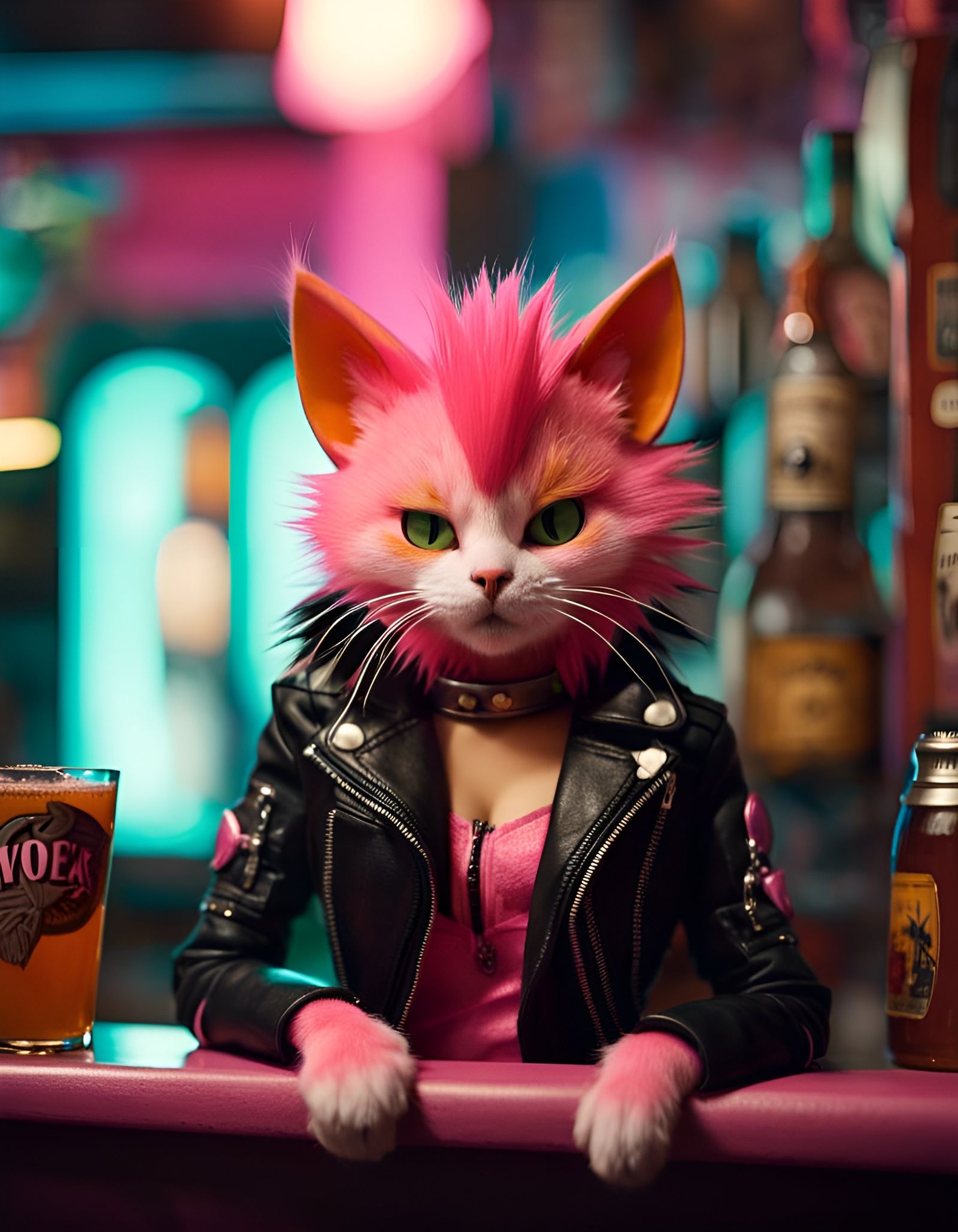 Female Punk Cat
