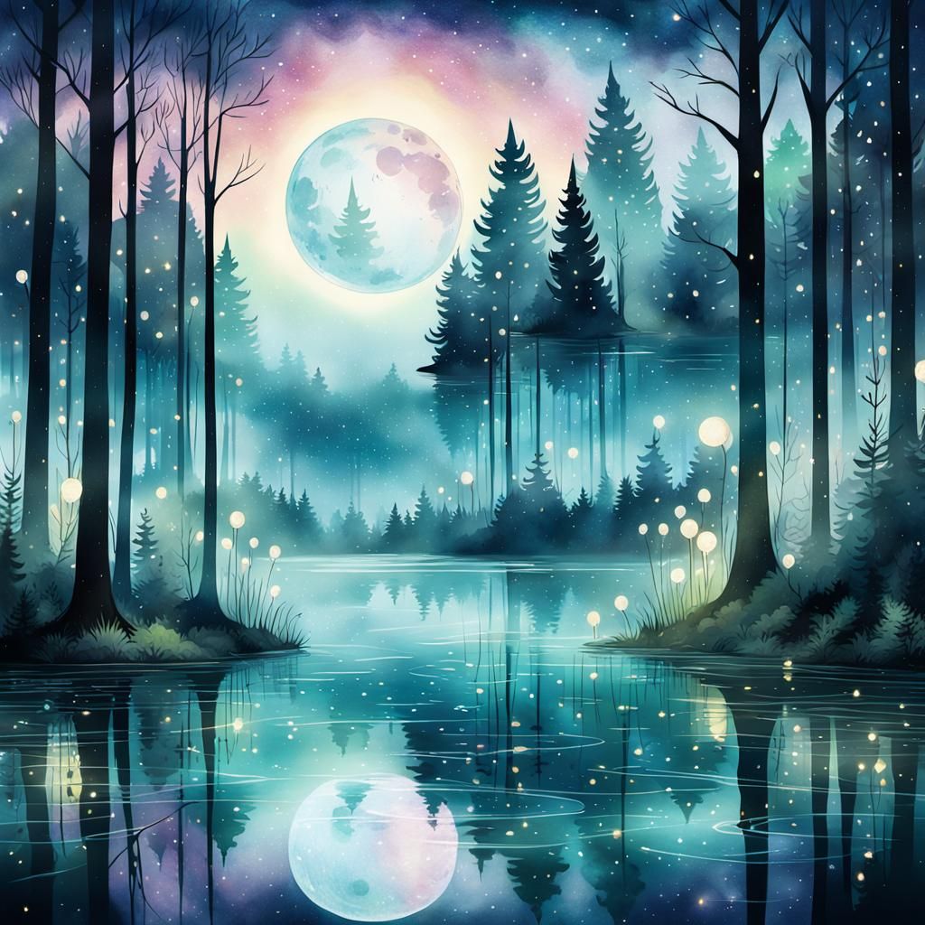 an ethereal landscape