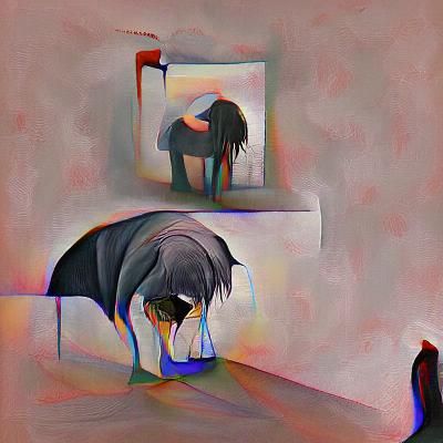 AI Generated Image of Depression
