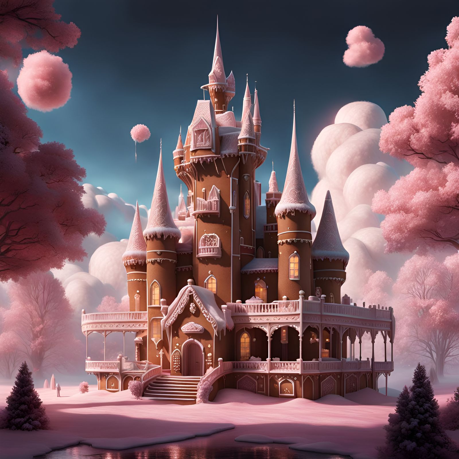 Gingerbread & Candyfloss Castle