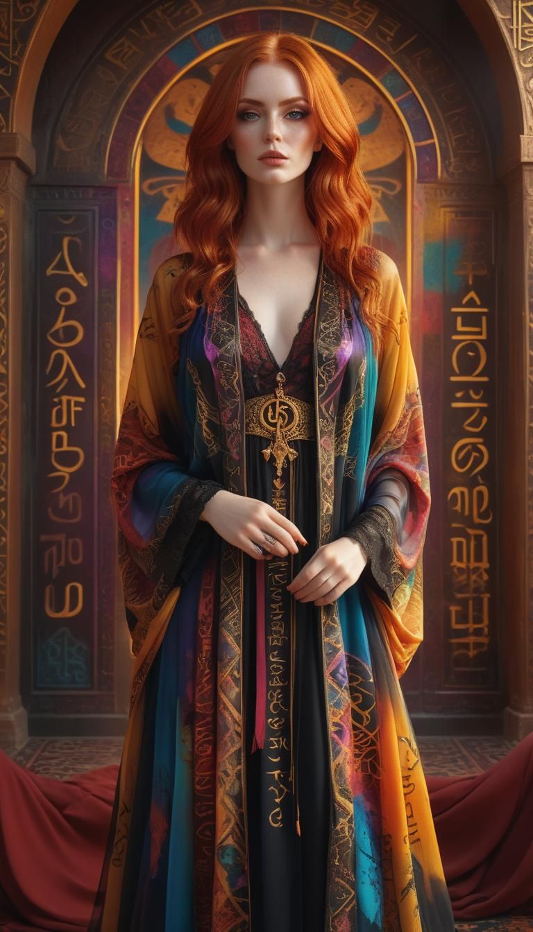 Real picture of Most beautiful attractive Gothic redhead mod...