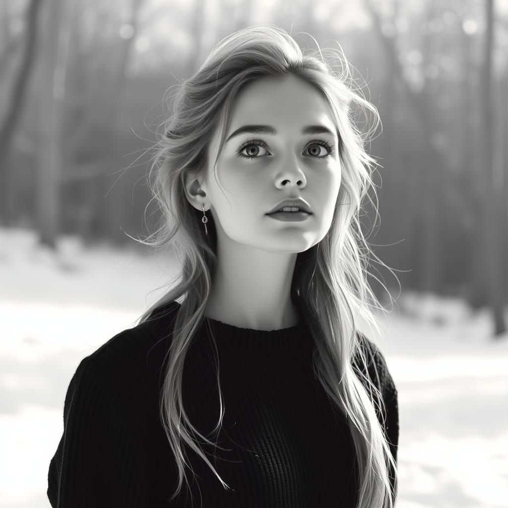 Surreal Portrait of a 1990s INFP Woman