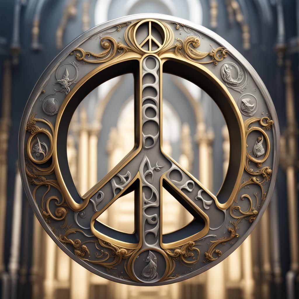 Letters of Peace in Gold and Silver