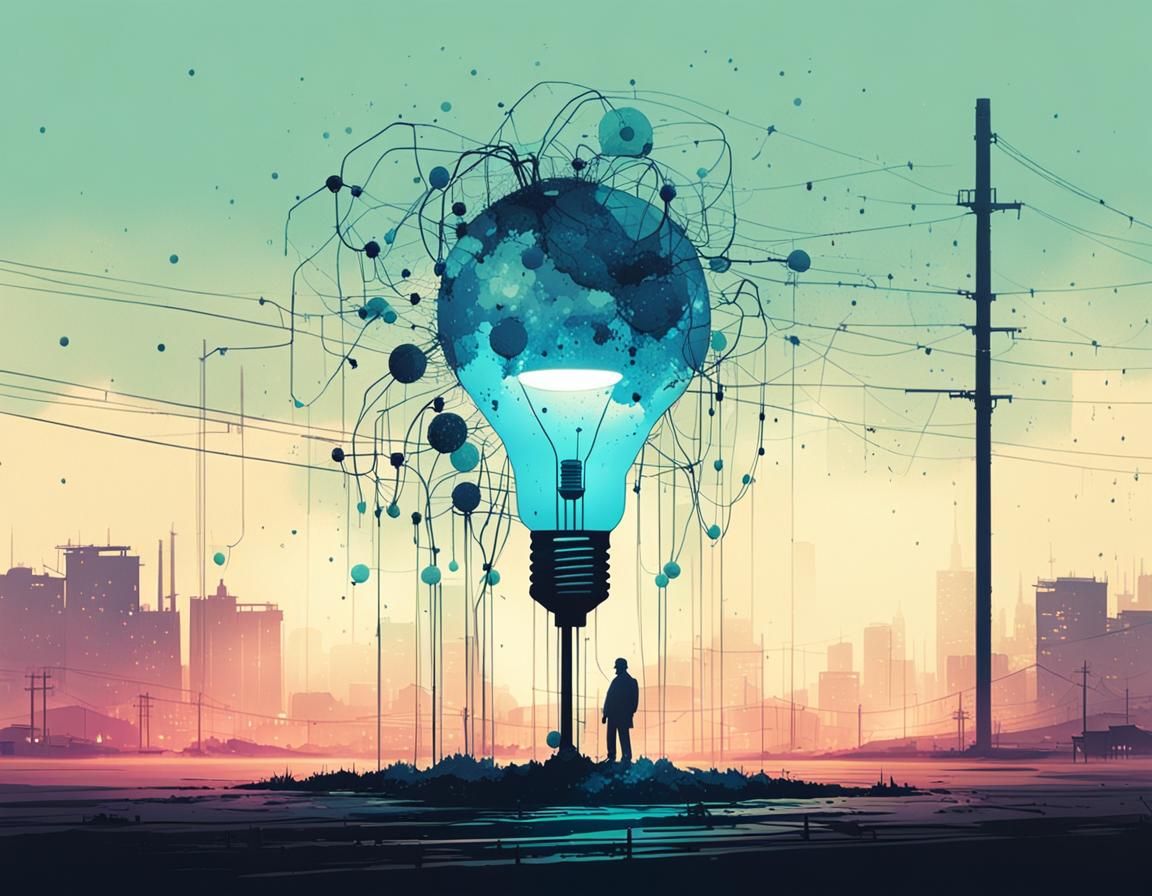 Cybernetic Lightpost Bulbs Emerge from Ground