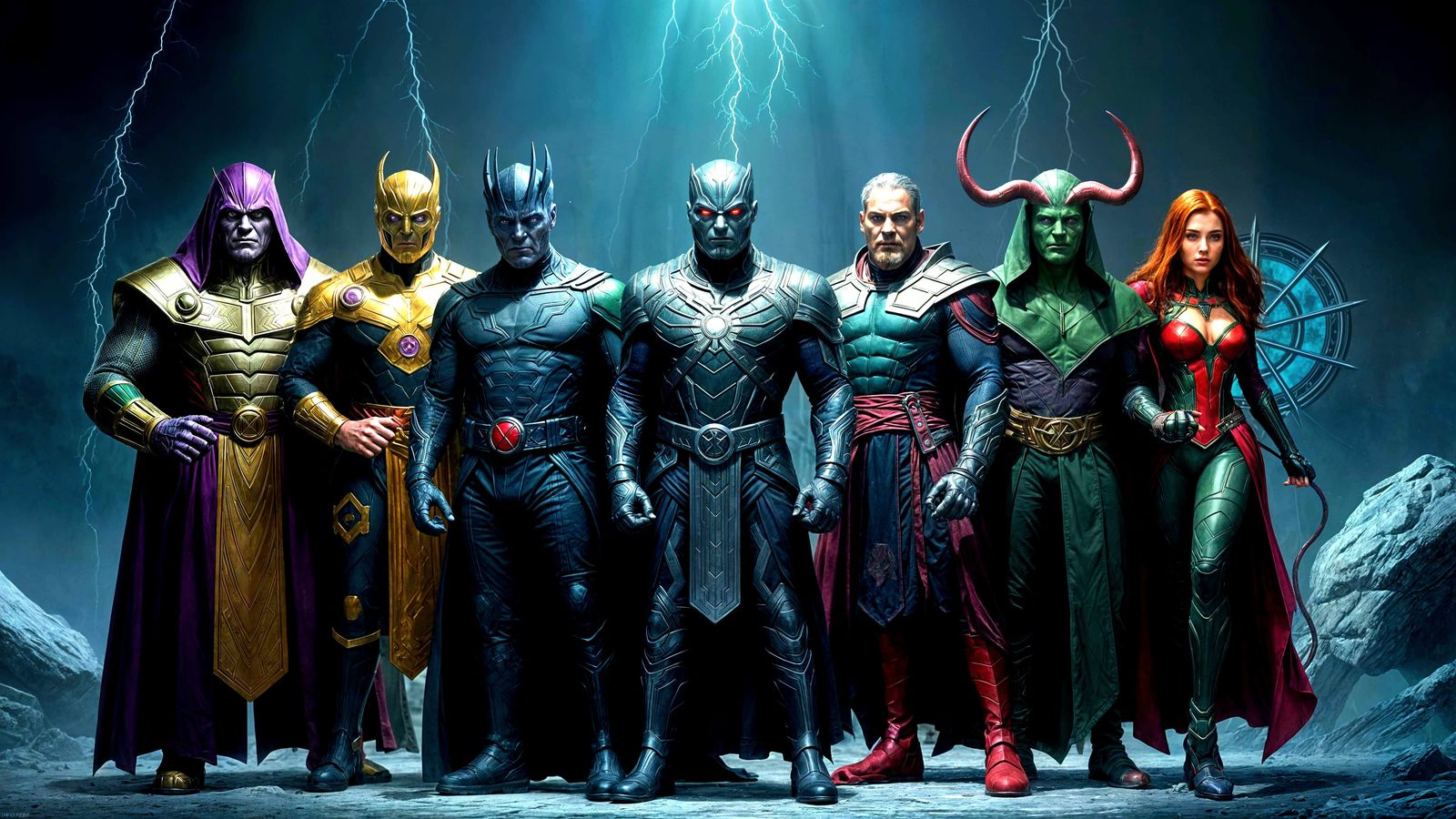 A Gathering of Comic Book Supervillains