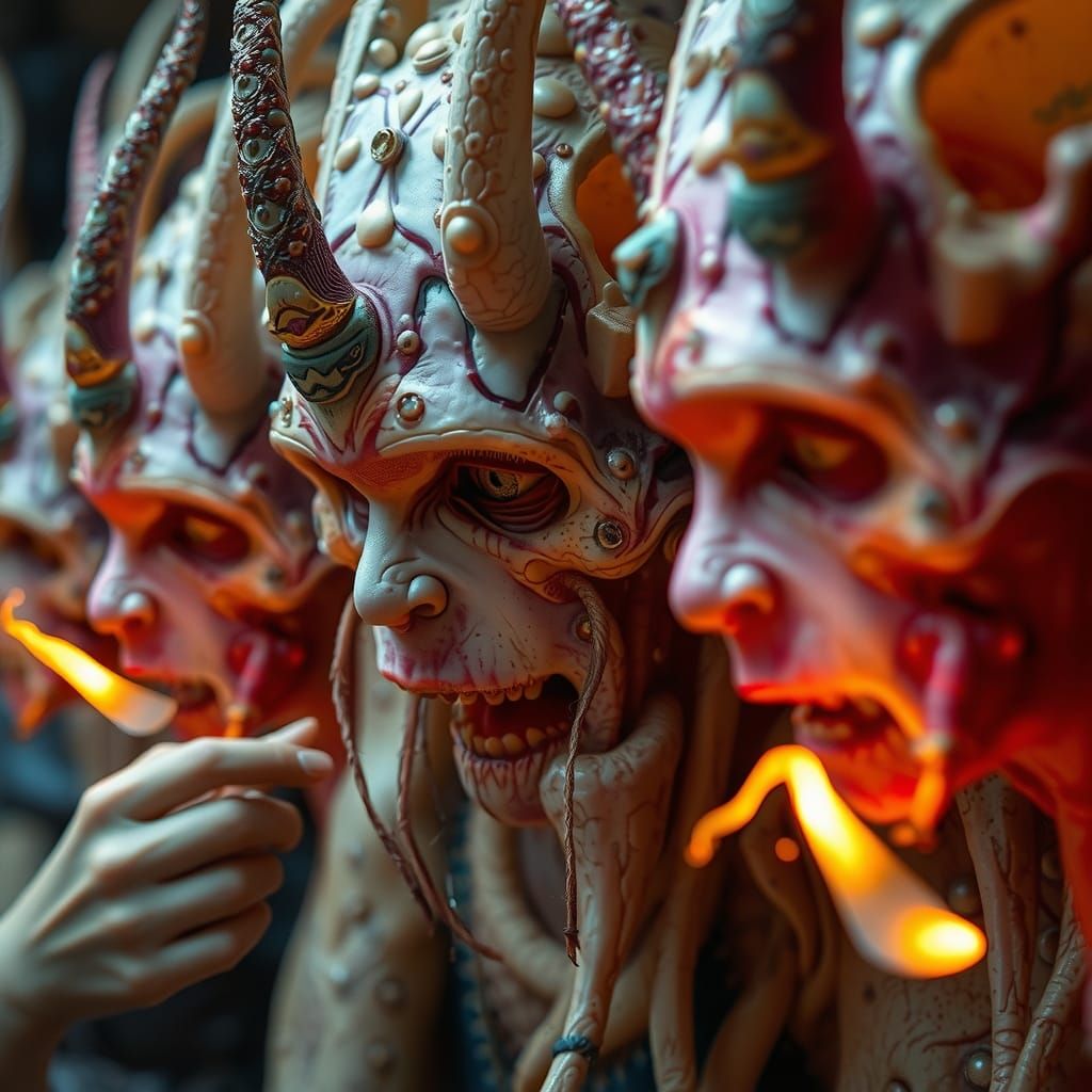 Machine Elves in Hieronymus Bosch Garden